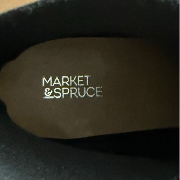 Market & Spruce Lily Stretch Gore Suede Bootie Dark Gray Chelsea Boot Size 9.5 - Picture 3 of 10
